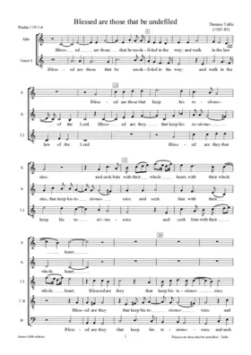 Blessed are those that be undefiled