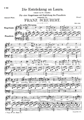 Entzückung an Laura, D.390