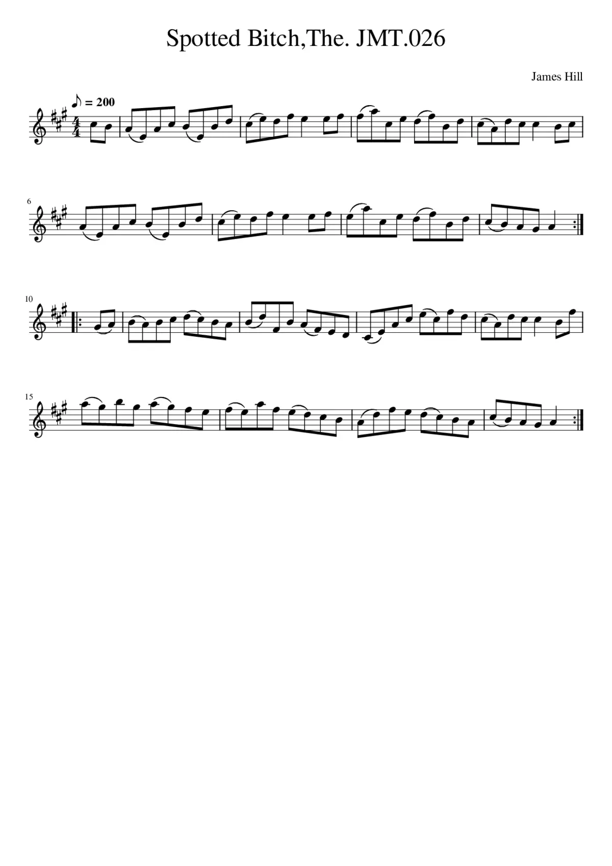 Spotted BitchThe. JMT.026 - Page 1