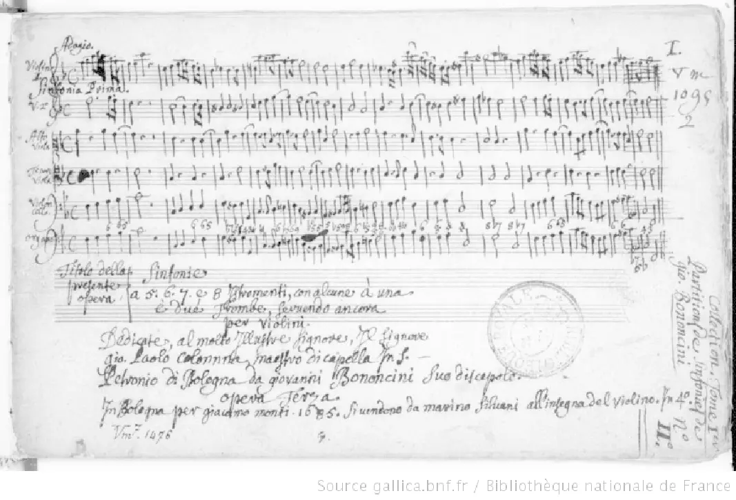 Sinfonie a 5. 6. 7. e 8 strumenti - Page 1