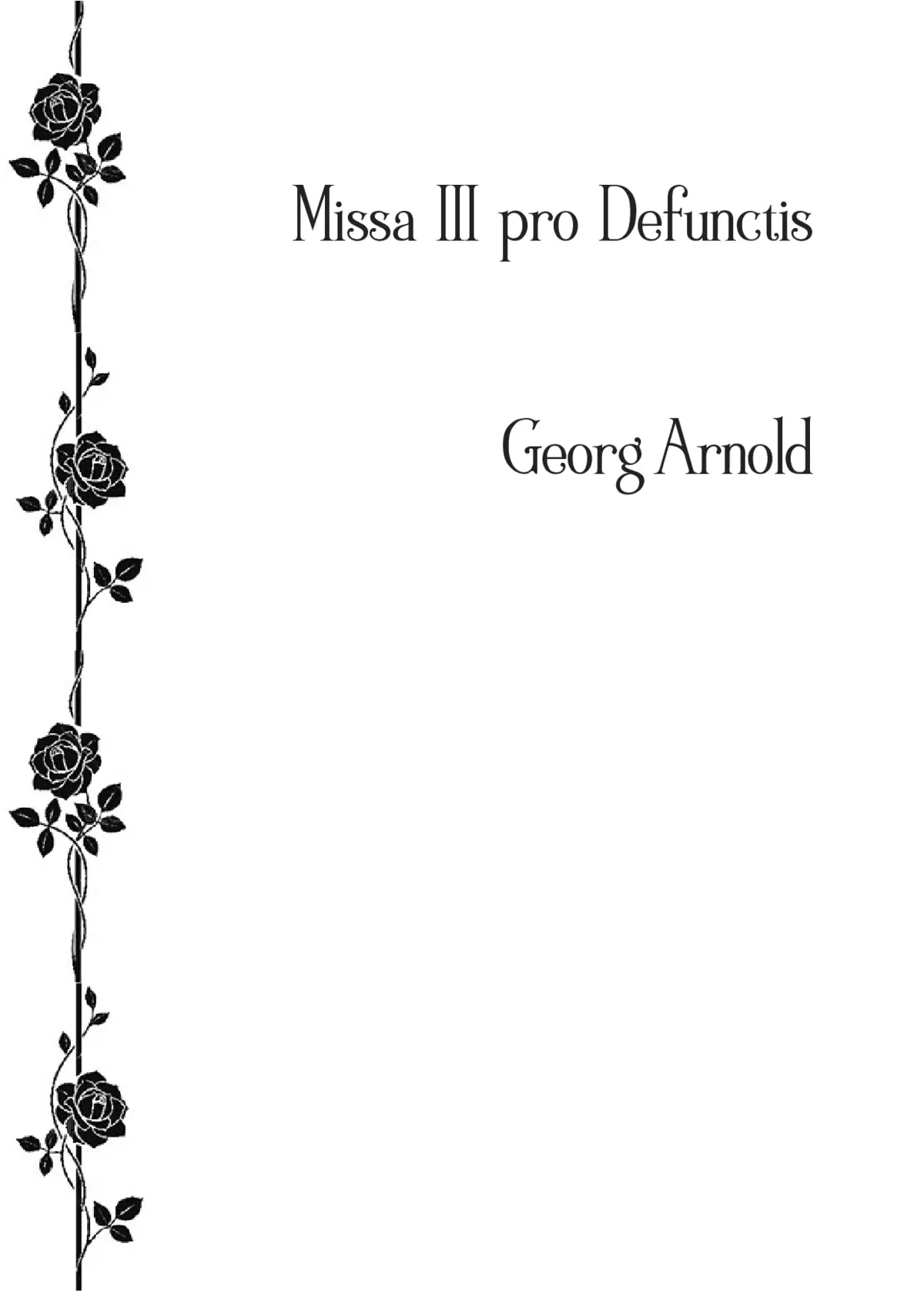 Missa III pro defunctis - Page 1