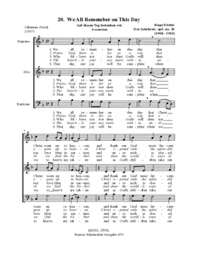 Auf diesen Tag bedenken wir