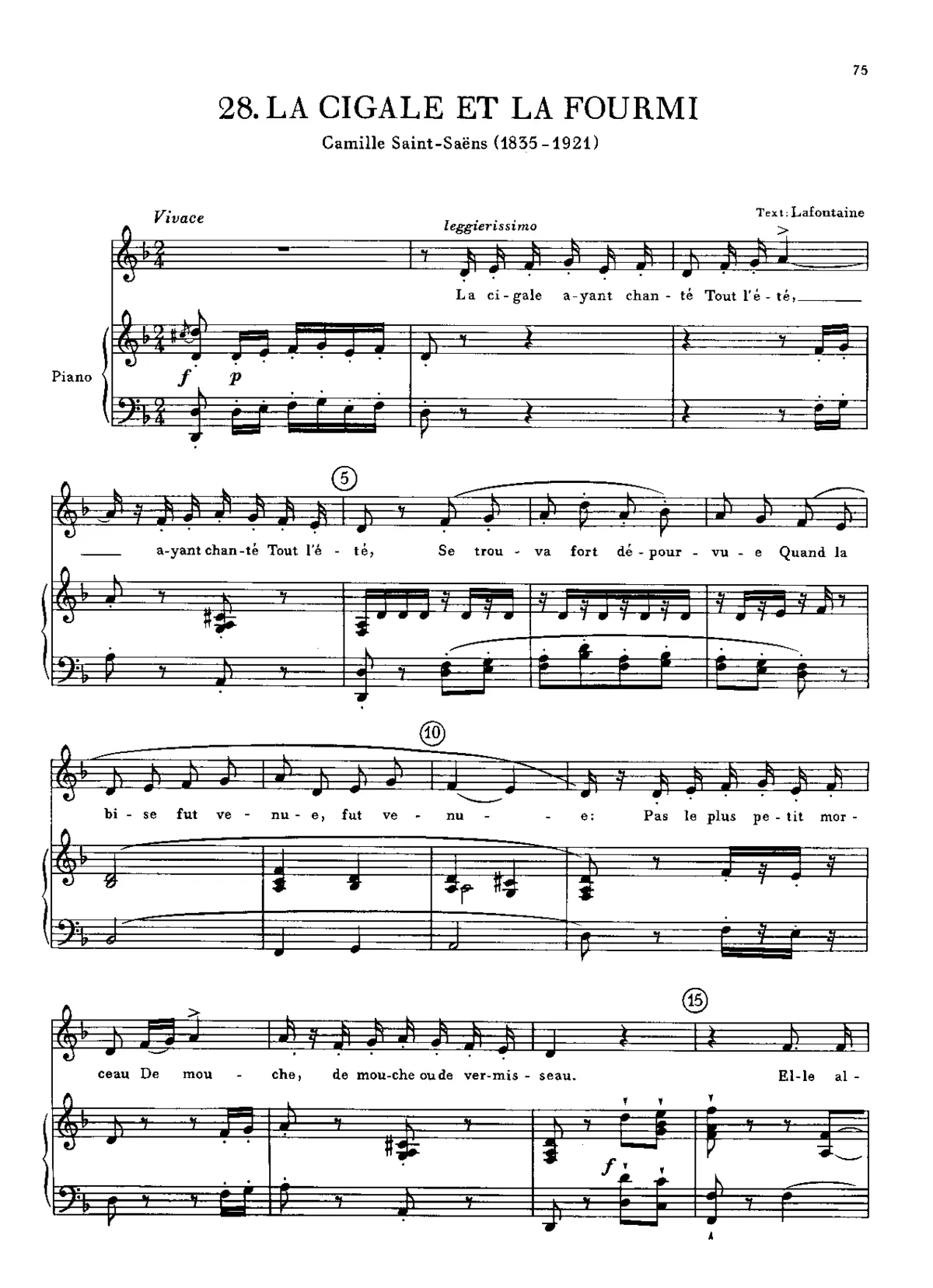 La cigale et la fourmi - Page 1