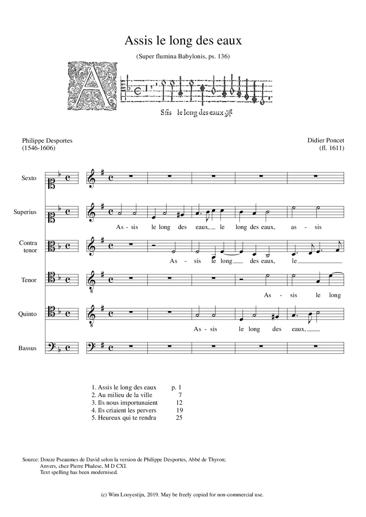 Assis le long des eaux - Page 1