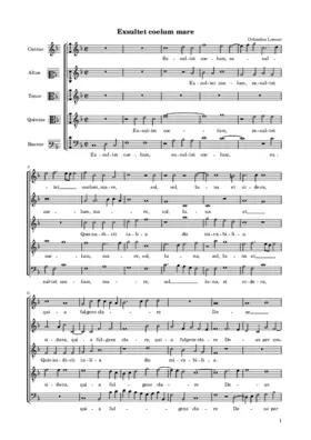Exsultet coelum mare