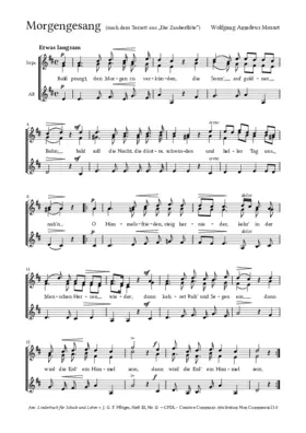 Bald prangt, den Morgen zu verkünden