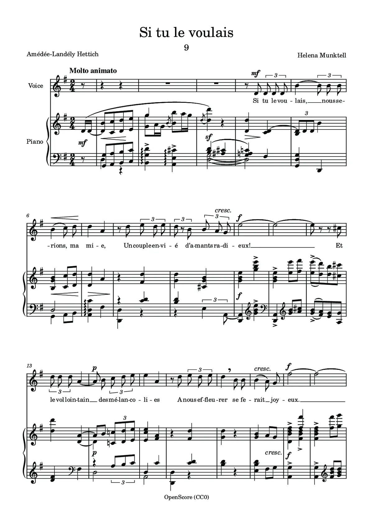 Si tu le voulais - Page 1