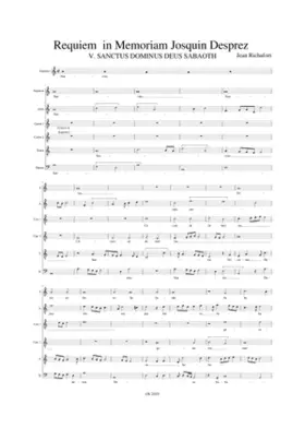 Requiem in Memoriam Josquin Desprez