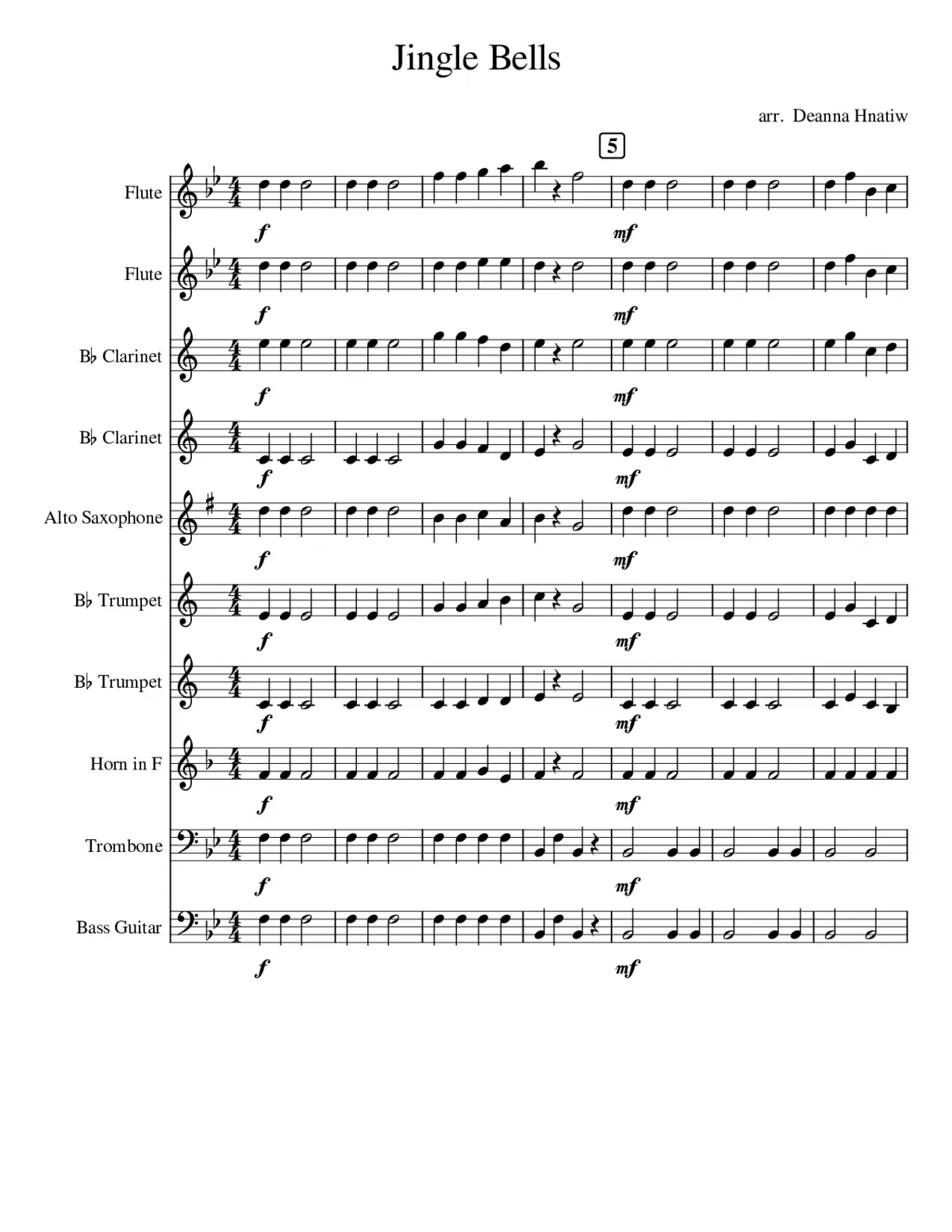 Jingle Bells - Page 1