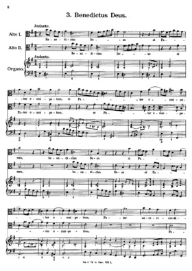 Benedictus Deus in E minor