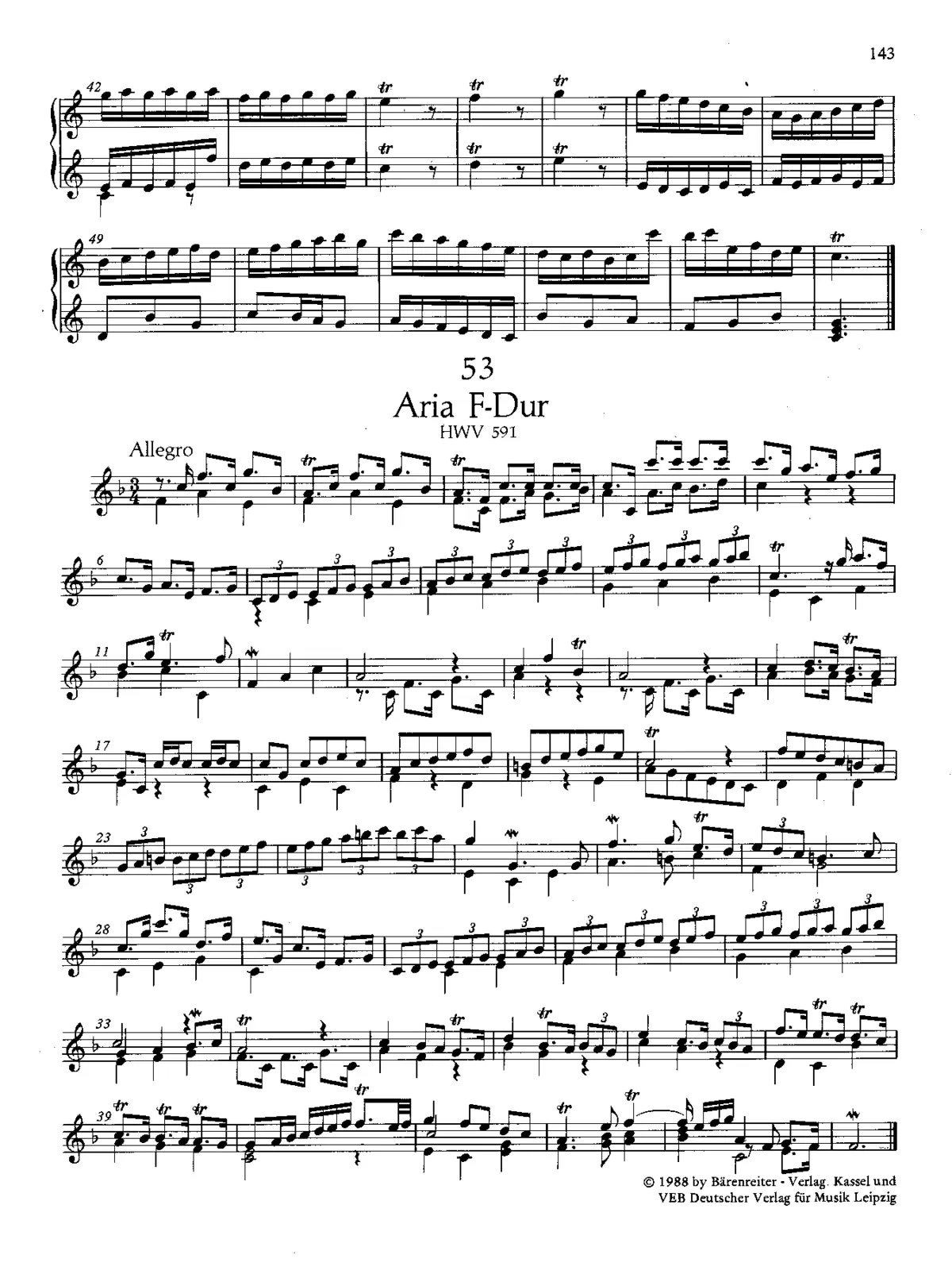 Air in F major - Page 1