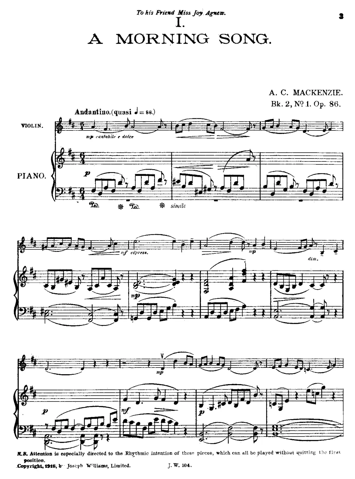 3 Easy Impromptus - Page 1