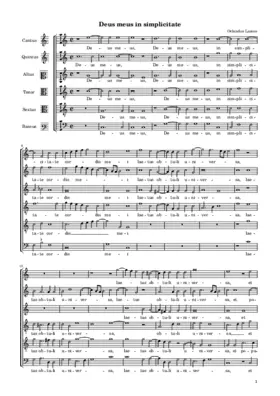 Deus meus in simplicitate
