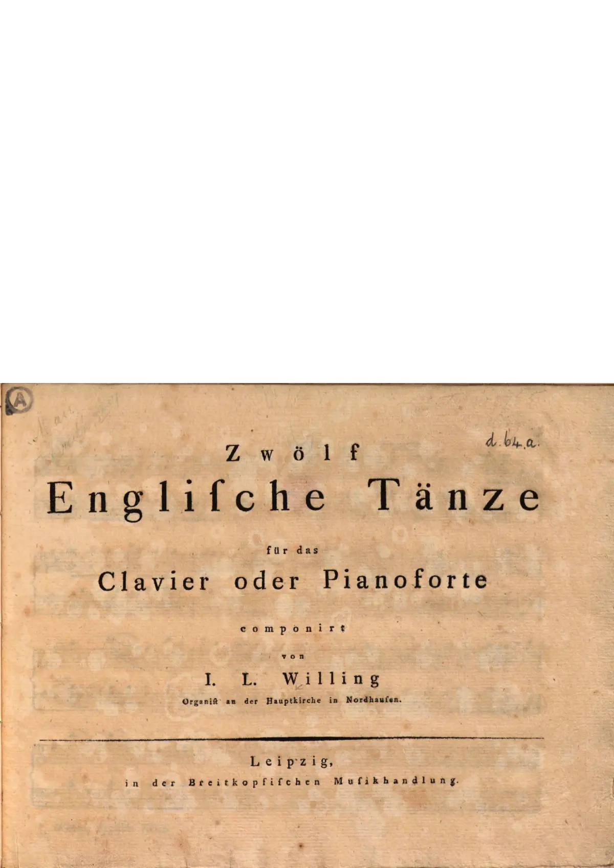12 Englische Tänze - Page 1