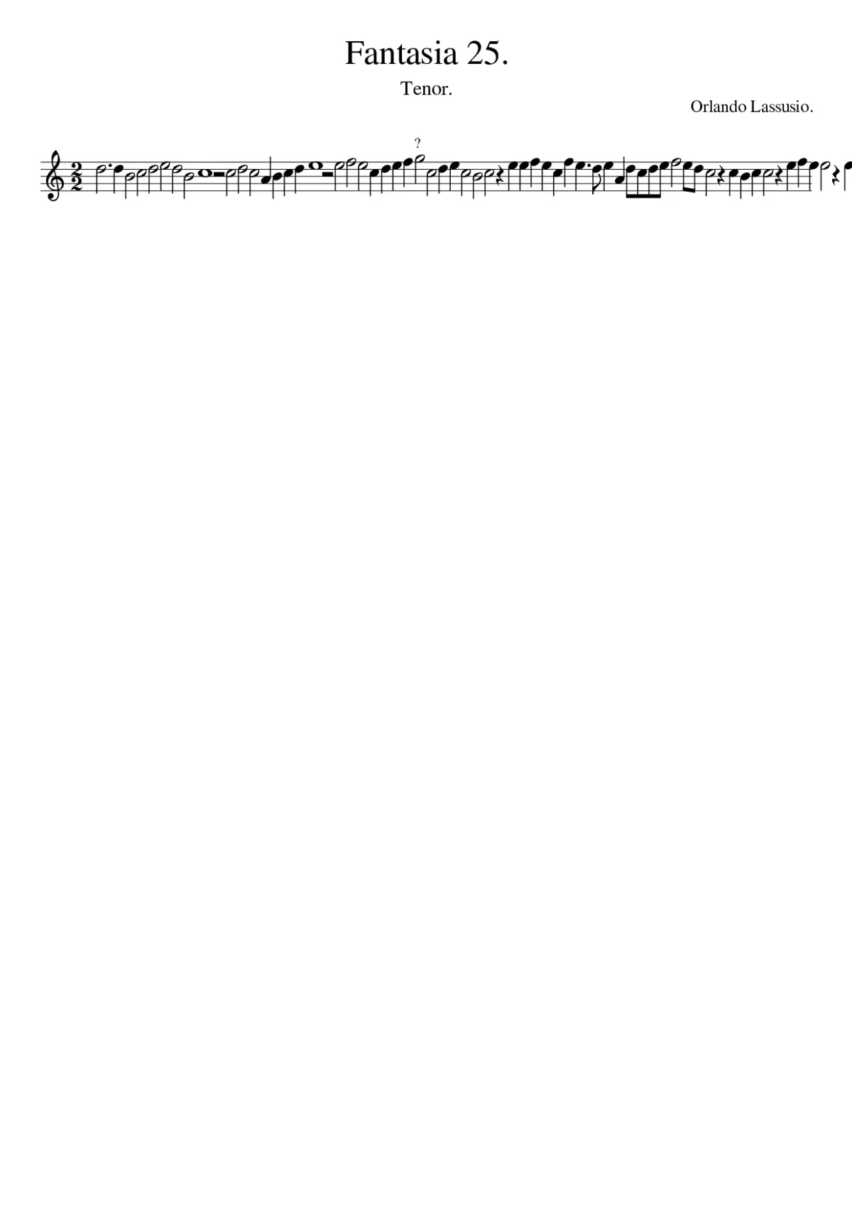 Fantasia 25. - Page 1