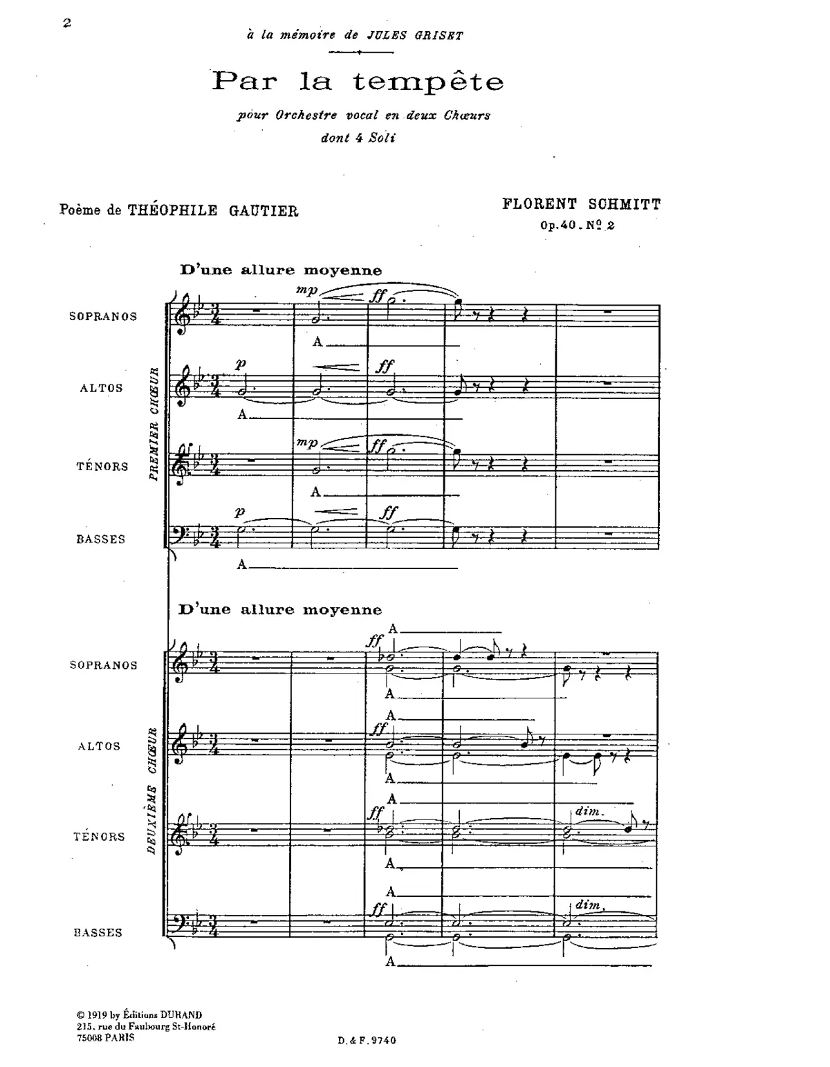 3 Chœurs a cappella - Page 1