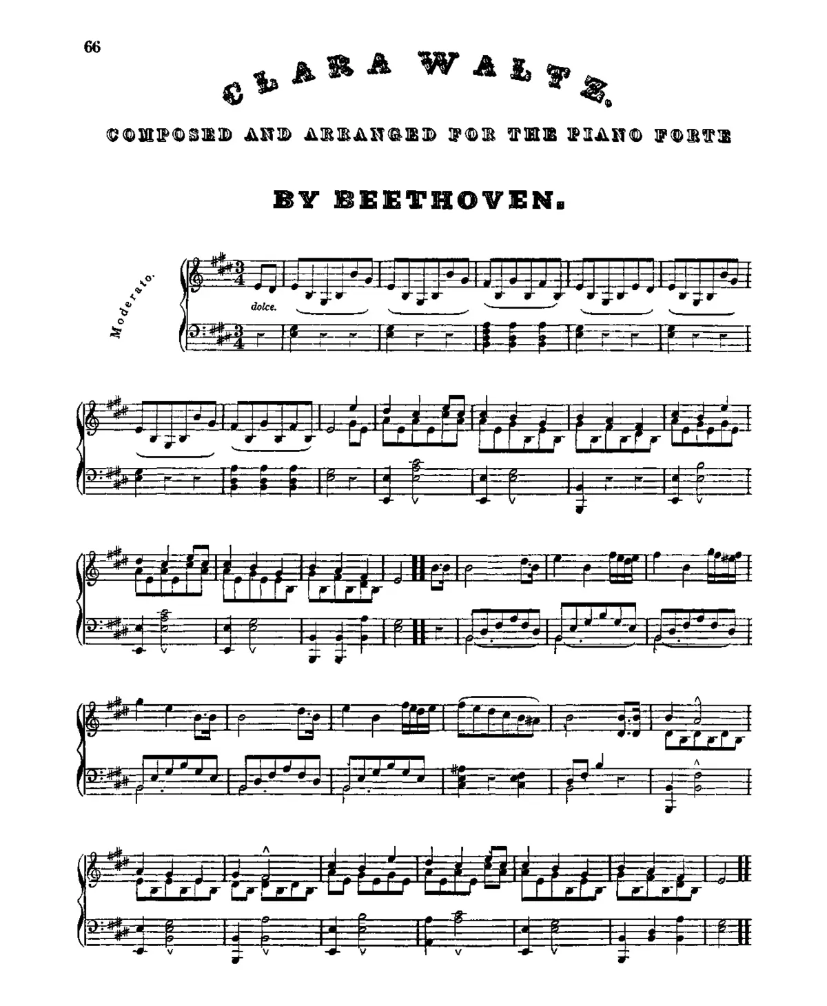 Waltz in E major - Page 1