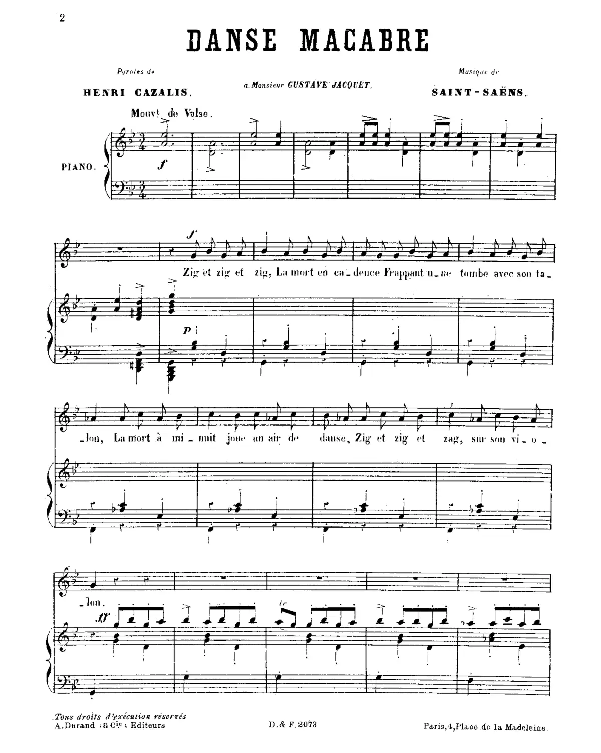 Danse macabre (song) - Page 1