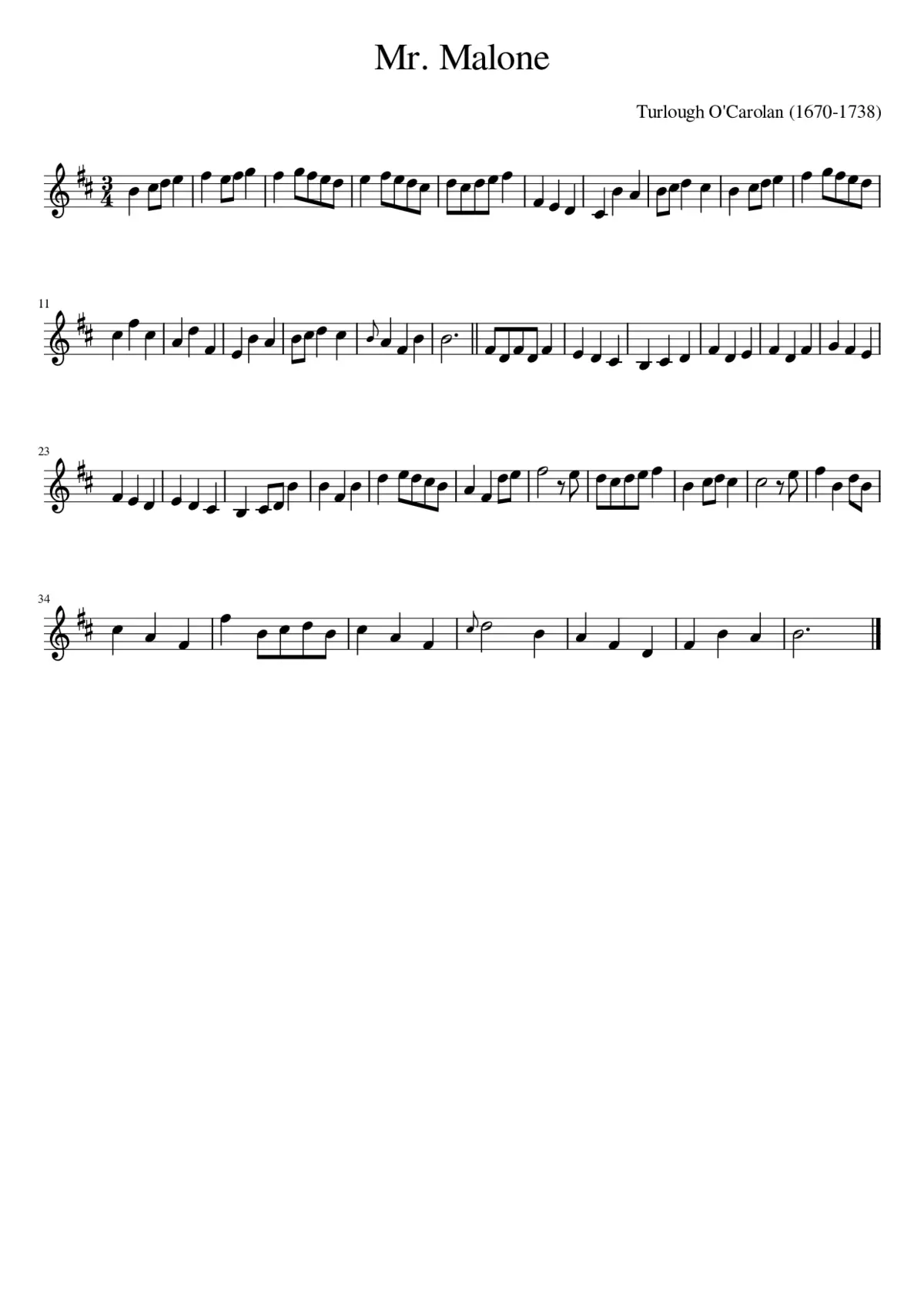 Mr. Malone - Page 1