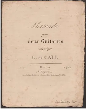 Sérénade pour deux Guitarres
