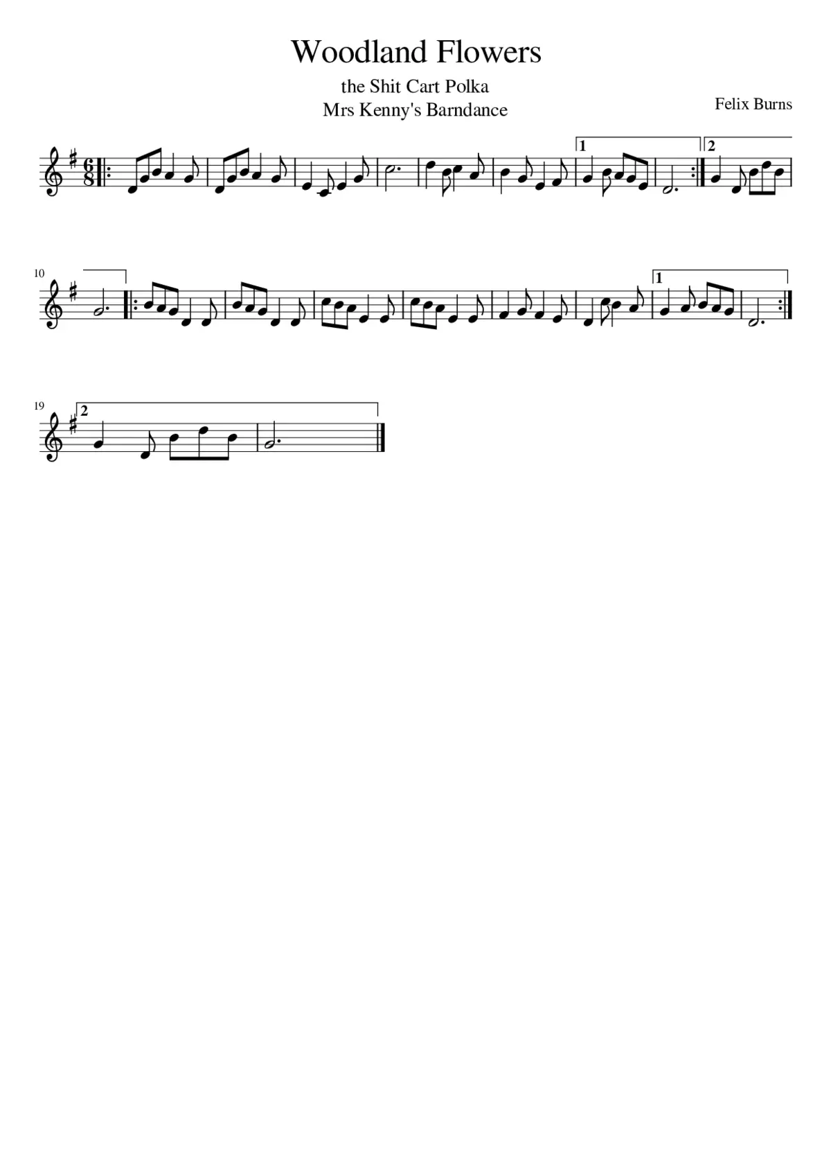 Woodland Flowers - Page 1