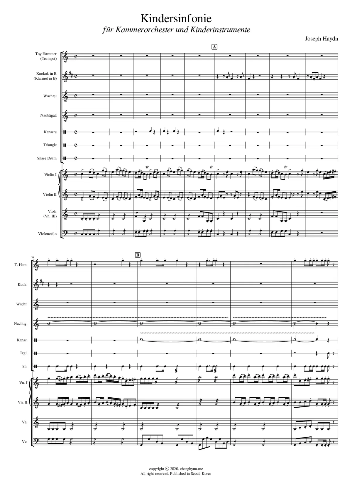 Toy Symphony - Page 1