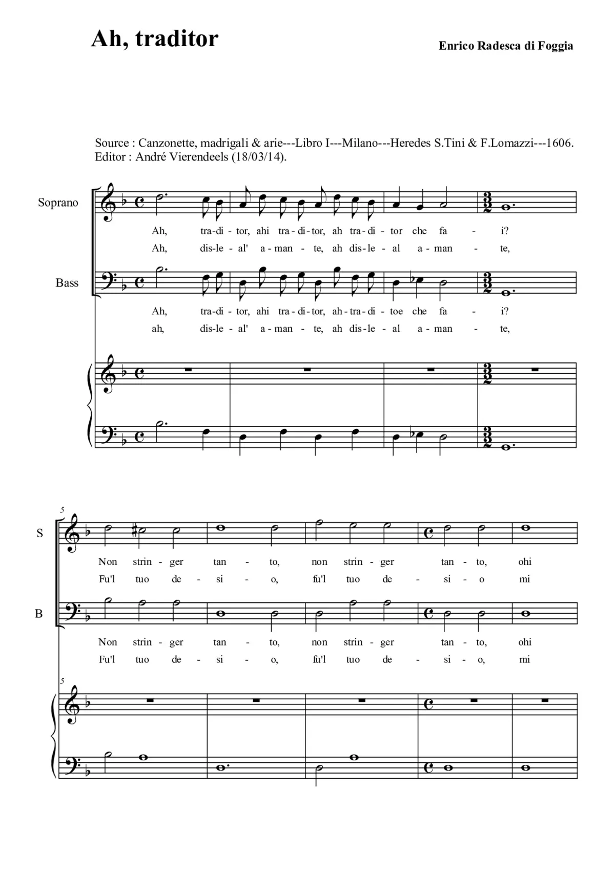 Ah traditor - Page 1