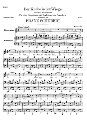 Der Knabe in der Wiege