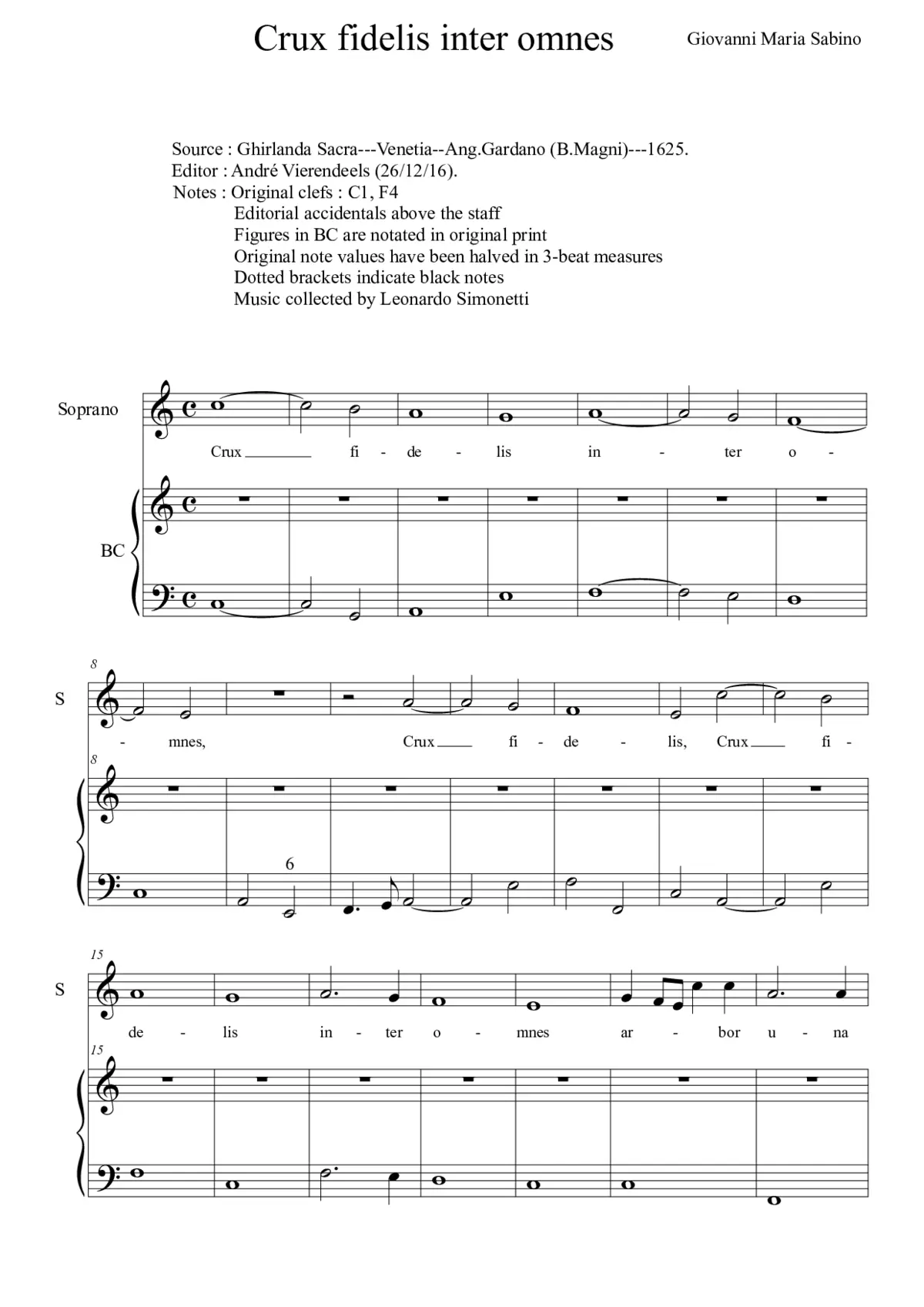 Crux fidelis - Page 1