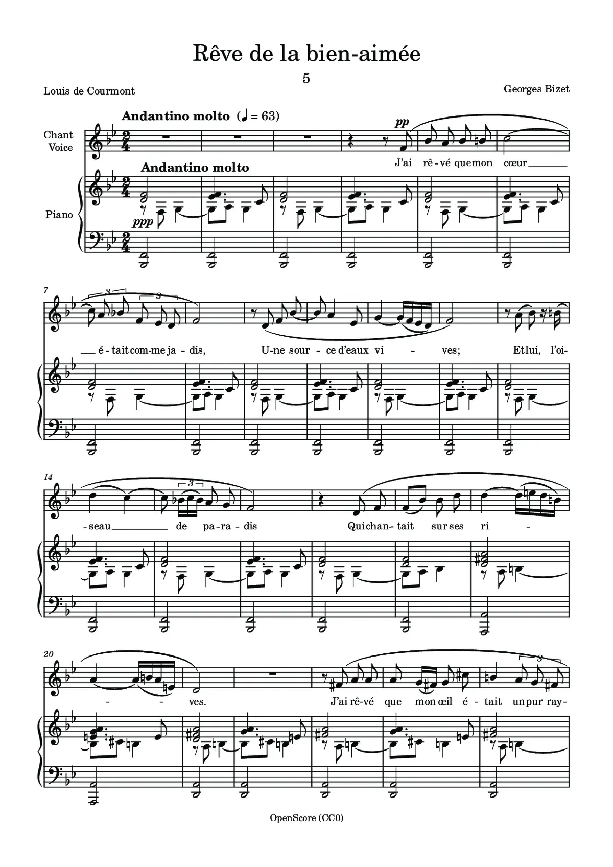Rêve de la bien-aimée - Page 1