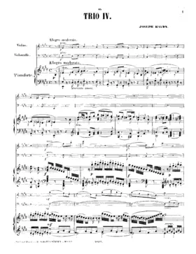 Piano Trio in E major