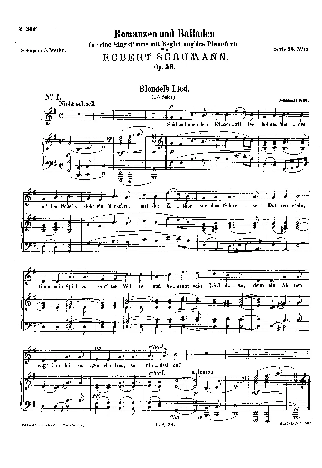 Romanzen und Balladen, Vol.III - Page 1