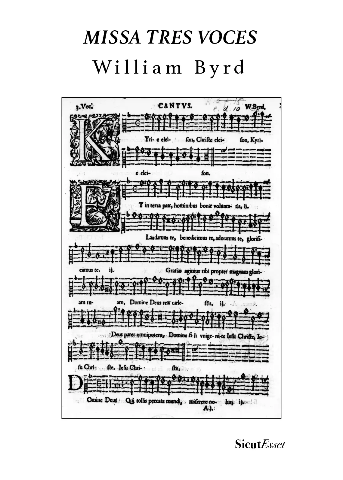 Mass for Three Voices - Page 1