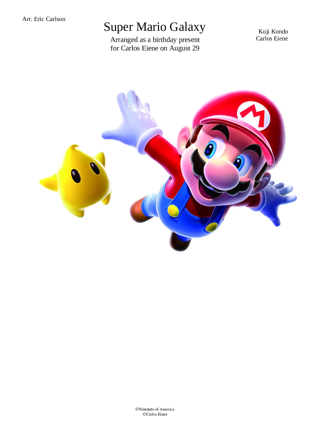 super mario galaxy - comet observatory - Page 1