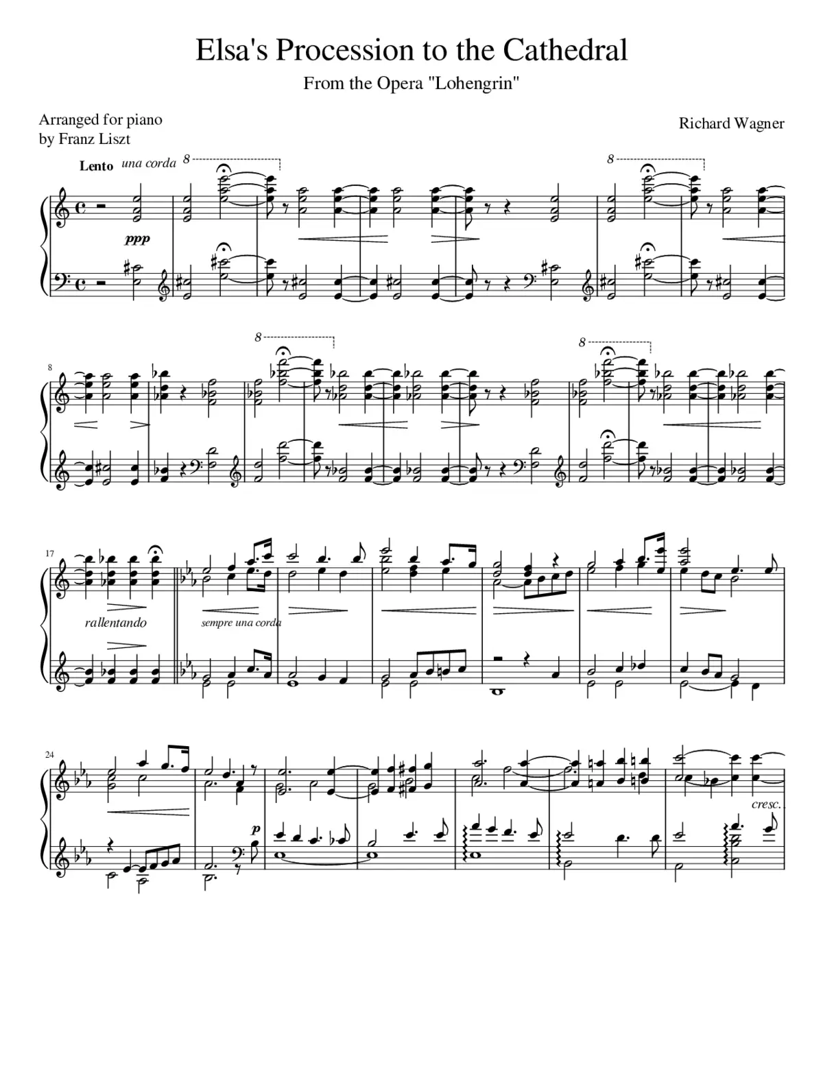 Lohengrin WWV 75 - Page 1