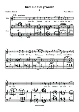 Dass sie hier gewesen