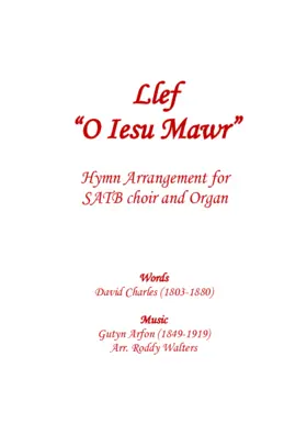 Llef "O Iesu Mawr"