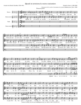 Quand on arrestera la course coutumiere