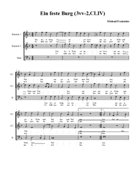Ein feste Burg (3vv-2,CLIV)