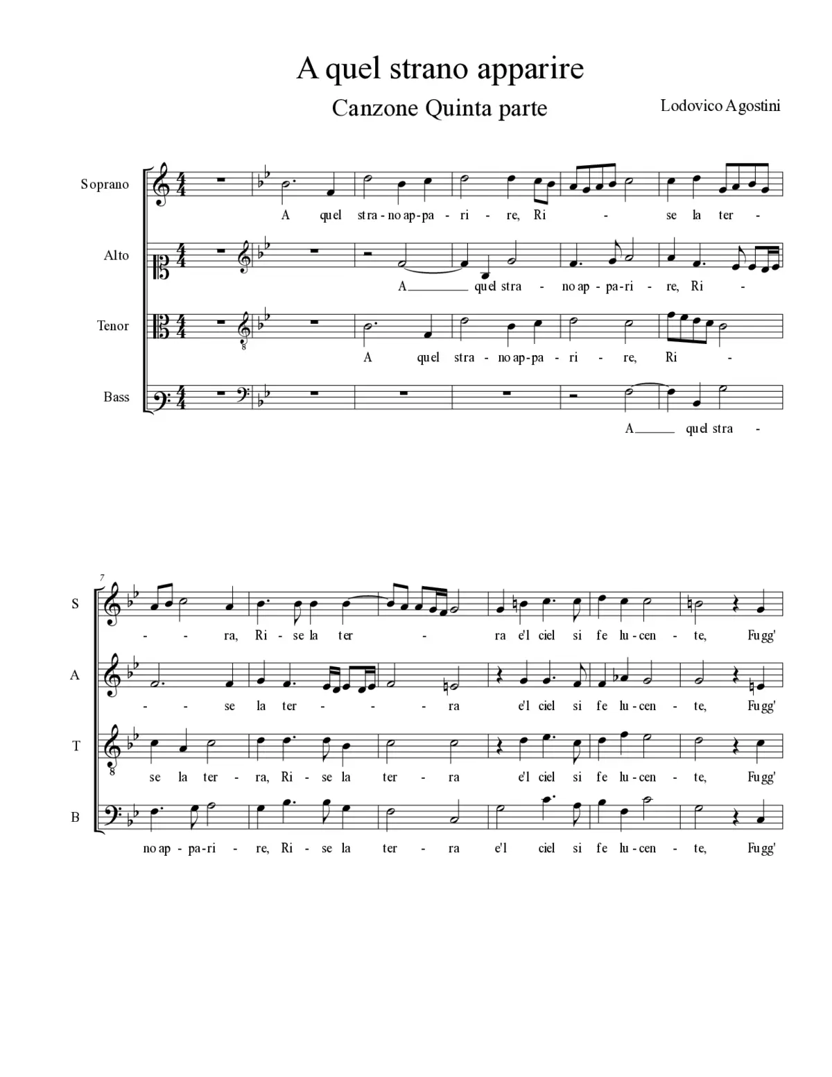 A quel strano apparire - Page 1