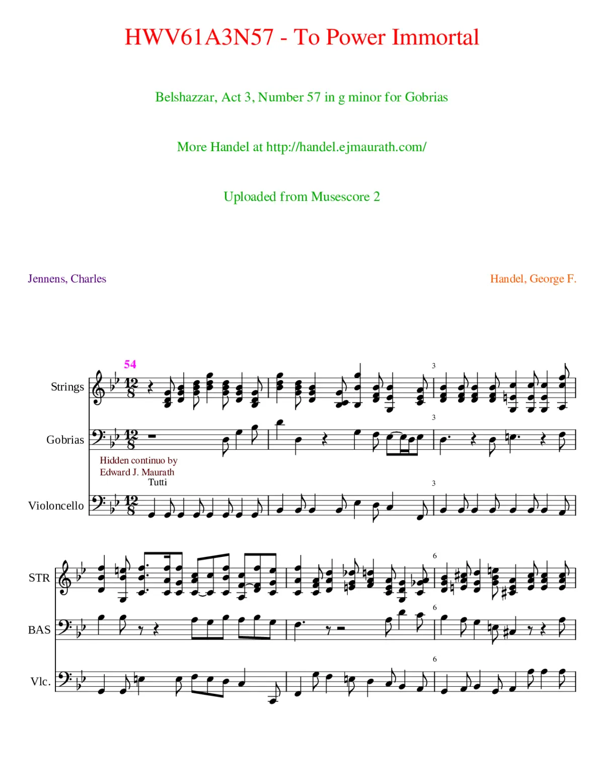 HWV61A3N57 - To Power Immortal - Page 1