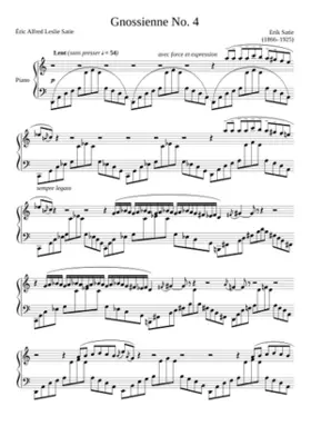 gnossienne no 4