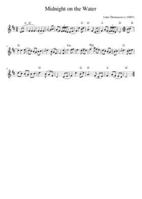 Midnight On The Water