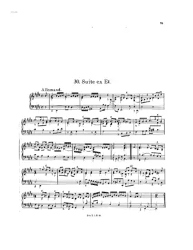 Suite in E major