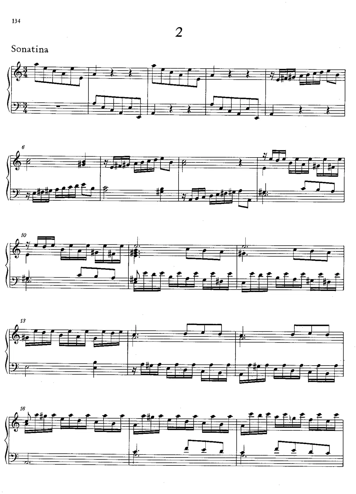 Sonatina in A minor - Page 1