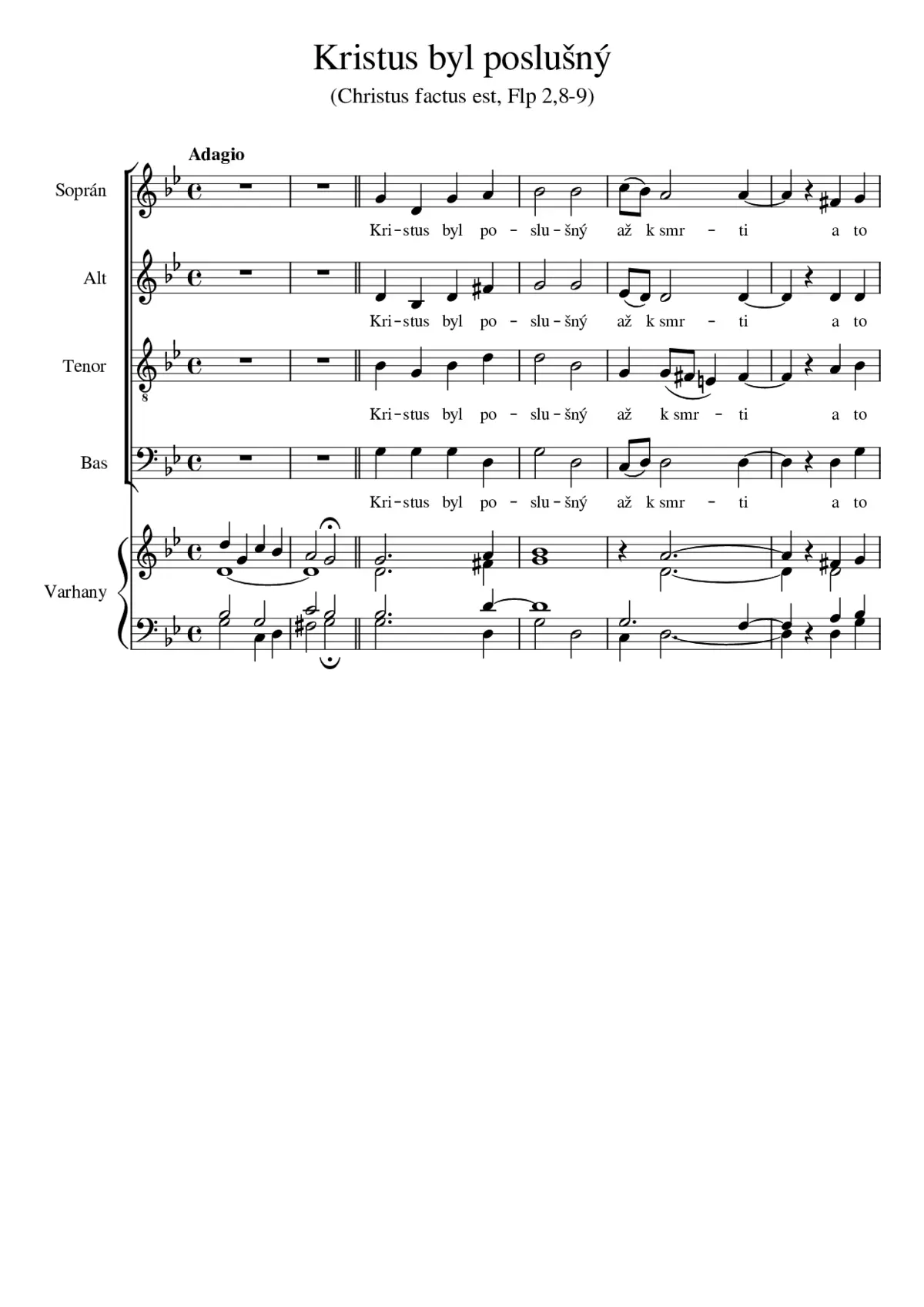 Kristus byl poslušný - Page 1