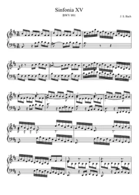 Sinfonia in B minor BWV 801