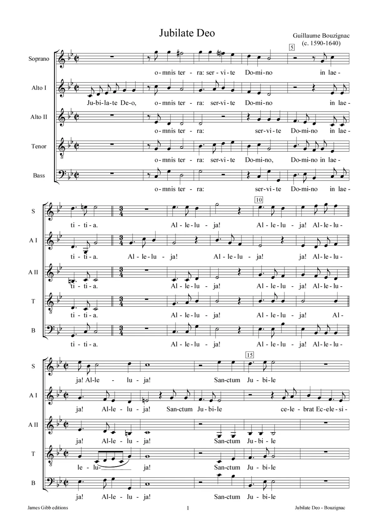 Jubilate Deo - Page 1
