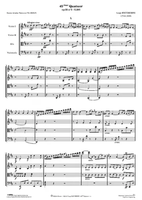 String Quartet in D major