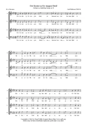 Det koster ej for megen Strid